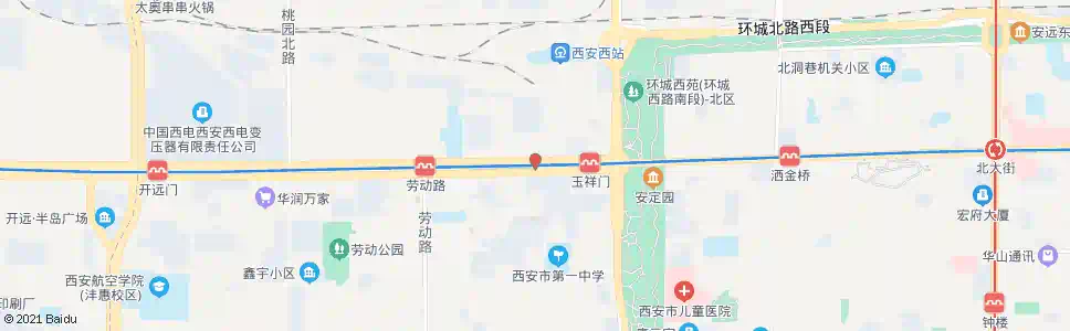西安潘家村_公交站地图_西安公交_妙搜公交查询2025