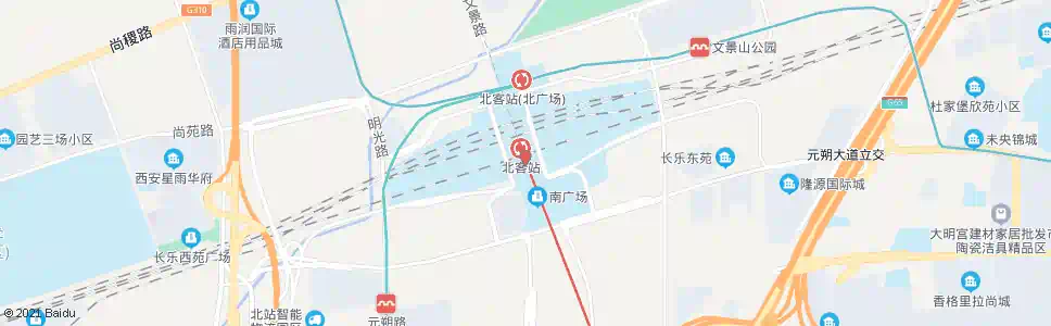 西安学士路北口_公交站地图_西安公交_妙搜公交查询2025