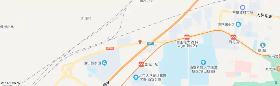 西安省建三公司_公交站地图_西安公交_妙搜公交查询2025
