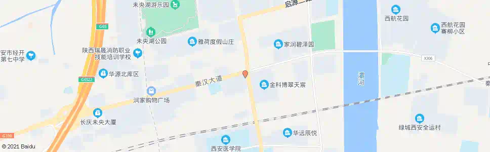 西安八家十字_公交站地图_西安公交_妙搜公交查询2025