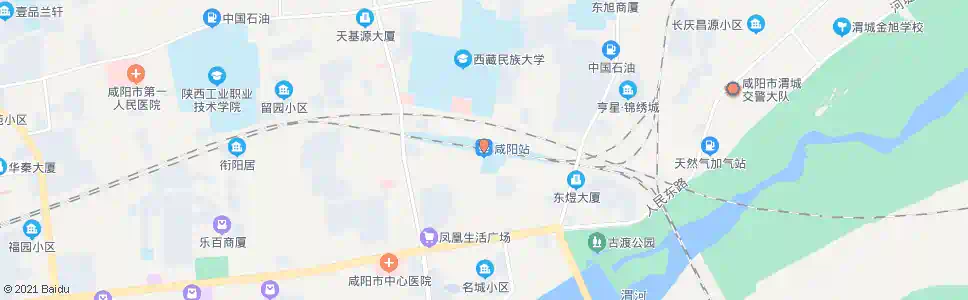 咸阳南门_公交站地图_咸阳公交_妙搜公交查询2025