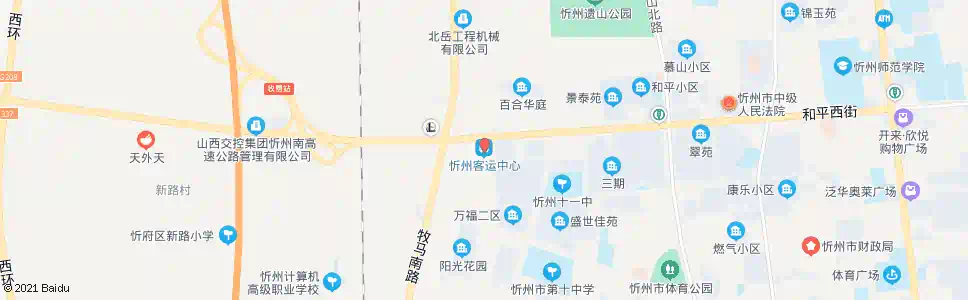 忻州汽车站_公交站地图_忻州公交_妙搜公交查询2025