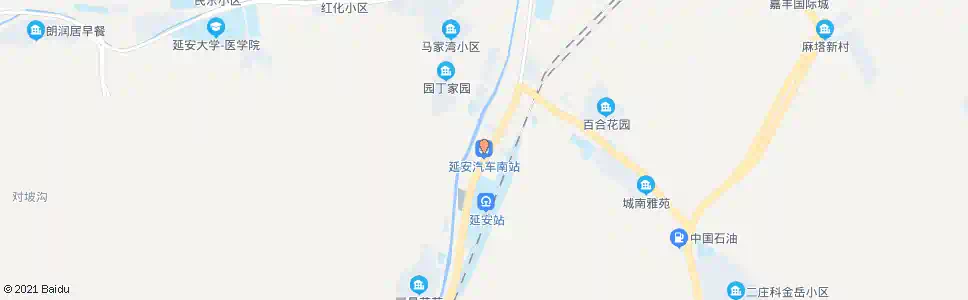 延安汽车南站_公交站地图_延安公交_妙搜公交查询2025