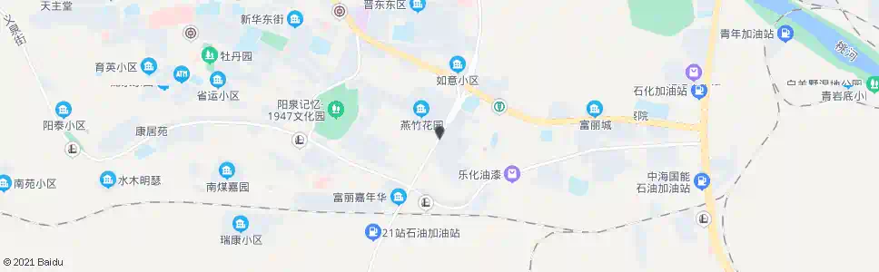阳泉燕竹花园_公交站地图_阳泉公交_妙搜公交查询2025