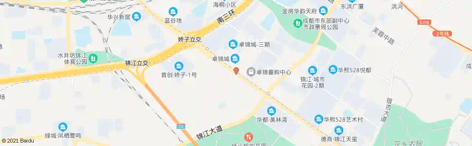 成都三环路娇子立交桥_公交站地图_成都公交_妙搜公交查询2025