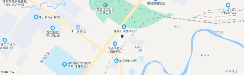 成都祥福镇_公交站地图_成都公交_妙搜公交查询2025