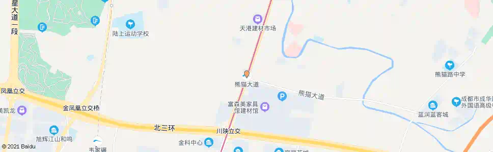 成都地铁熊猫大道站_公交站地图_成都公交_妙搜公交查询2025