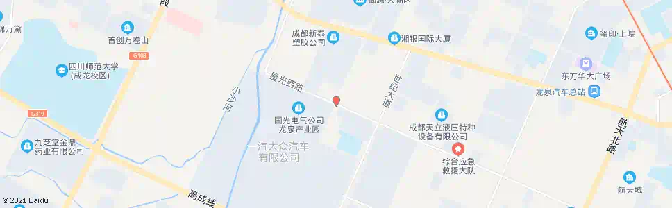 成都星光西路大连路口_公交站地图_成都公交_妙搜公交查询2025
