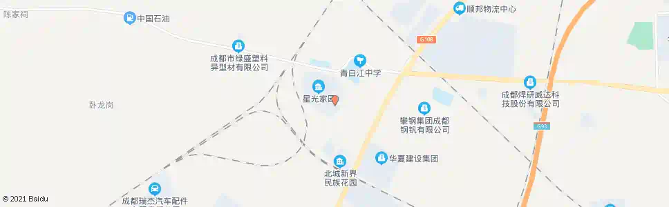 成都光明街茶树巷口_公交站地图_成都公交_妙搜公交查询2025