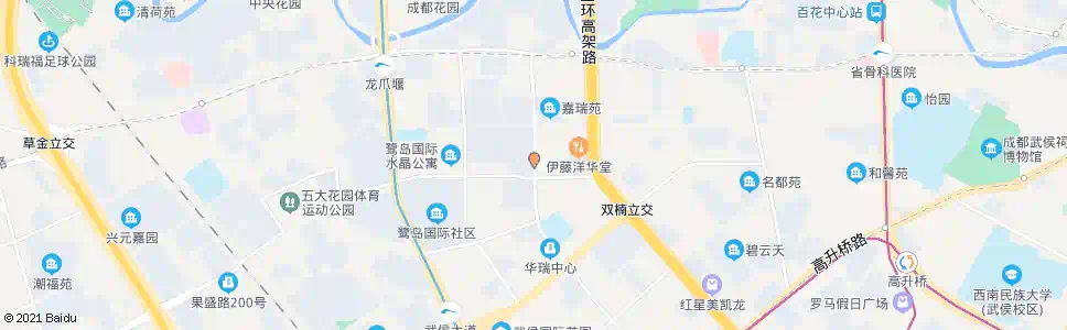 成都云影路_公交站地图_成都公交_妙搜公交查询2025