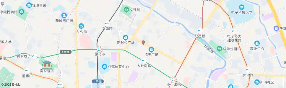 成都德盛路_公交站地图_成都公交_妙搜公交查询2025