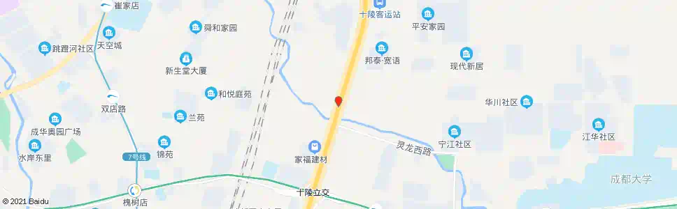 成都三环来龙桥内侧_公交站地图_成都公交_妙搜公交查询2025