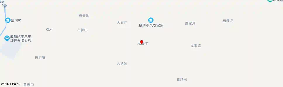 成都元包村七组_公交站地图_成都公交_妙搜公交查询2025