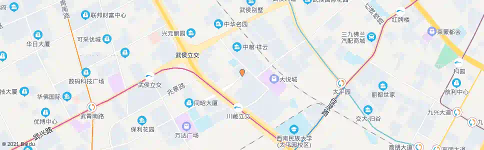 成都太平园中四路_公交站地图_成都公交_妙搜公交查询2025