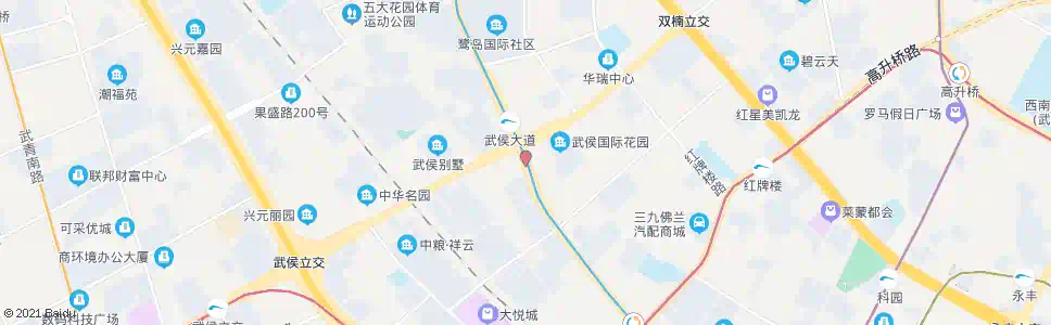 成都武阳大道武侯大道口_公交站地图_成都公交_妙搜公交查询2025