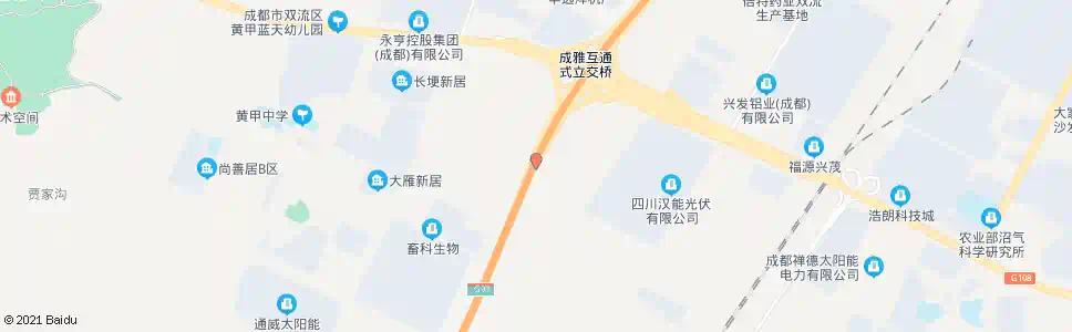 成都成雅高速双流路口_公交站地图_成都公交_妙搜公交查询2025
