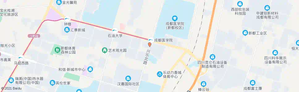 成都兴乐北路_公交站地图_成都公交_妙搜公交查询2025
