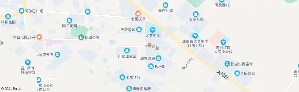 成都大弯东路东_公交站地图_成都公交_妙搜公交查询2025