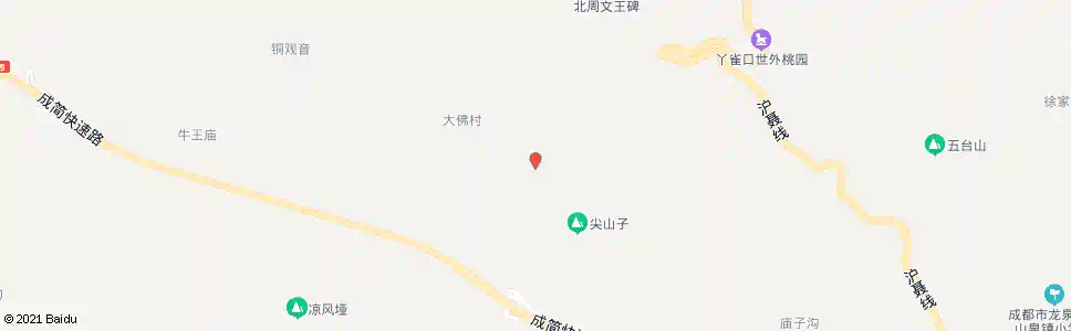 成都尖山子_公交站地图_成都公交_妙搜公交查询2025