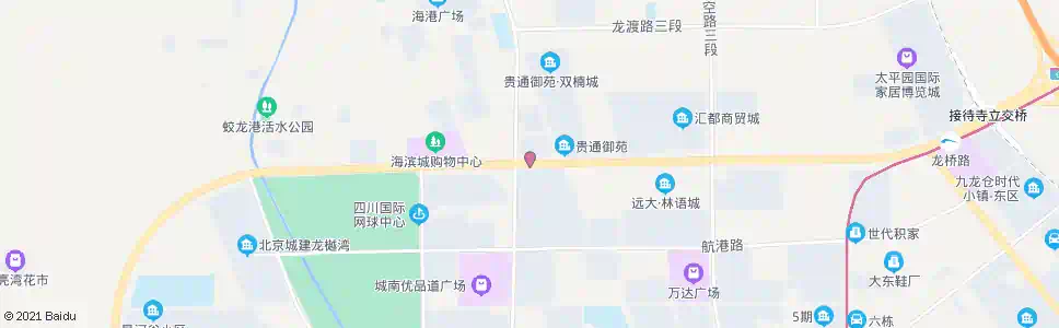 成都蛟龙港双九路口_公交站地图_成都公交_妙搜公交查询2025