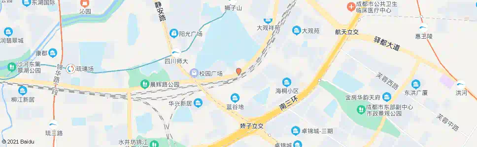 成都锦绣大道菱窠路口_公交站地图_成都公交_妙搜公交查询2025