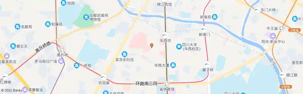 成都公行道北_公交站地图_成都公交_妙搜公交查询2025