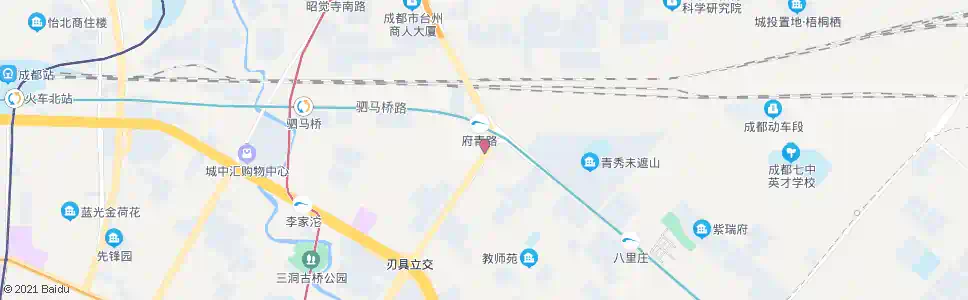 成都府青路口_公交站地图_成都公交_妙搜公交查询2025