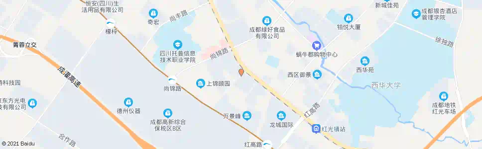 成都尚华路北_公交站地图_成都公交_妙搜公交查询2025