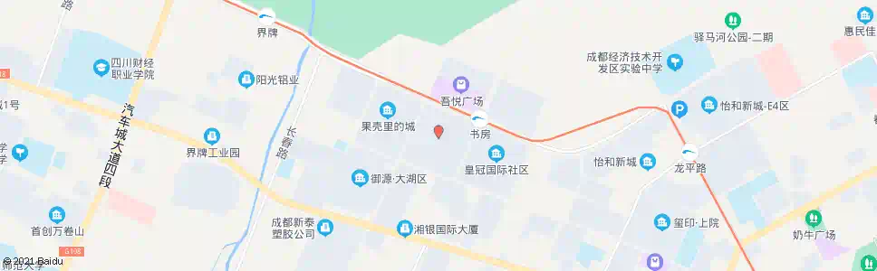 成都艺锦湾_公交站地图_成都公交_妙搜公交查询2025