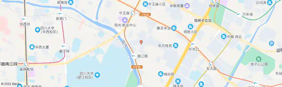 成都新桂村西五街_公交站地图_成都公交_妙搜公交查询2025