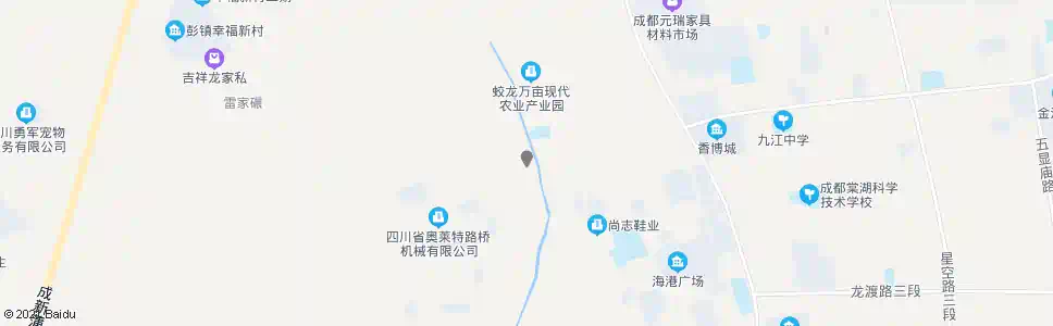 成都蛟龙港供水中心_公交站地图_成都公交_妙搜公交查询2025