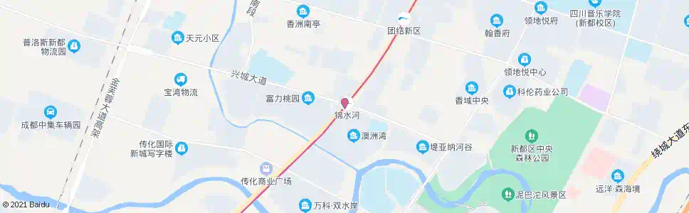 成都蓉都大道兴城大道口_公交站地图_成都公交_妙搜公交查询2025