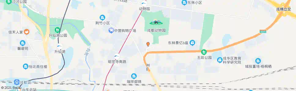 成都昭觉寺汽车站_公交站地图_成都公交_妙搜公交查询2025