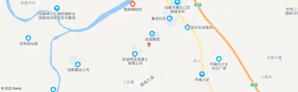 成都姚福路口_公交站地图_成都公交_妙搜公交查询2025