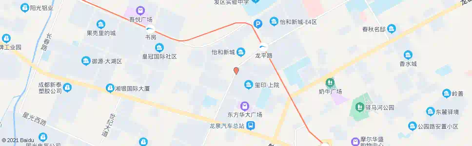 成都玺印上院西大门_公交站地图_成都公交_妙搜公交查询2025