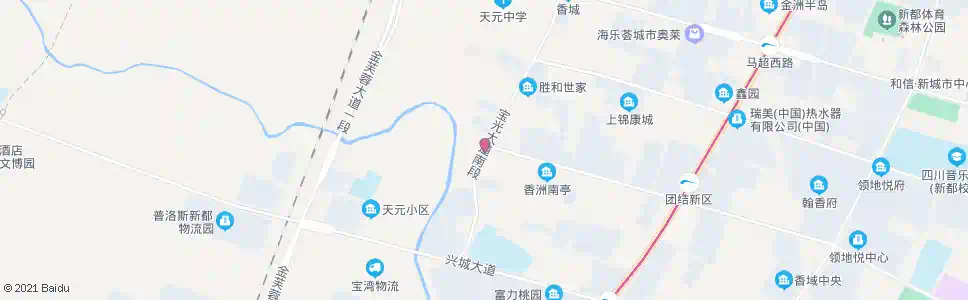 成都宝光大道工业大道路口_公交站地图_成都公交_妙搜公交查询2025