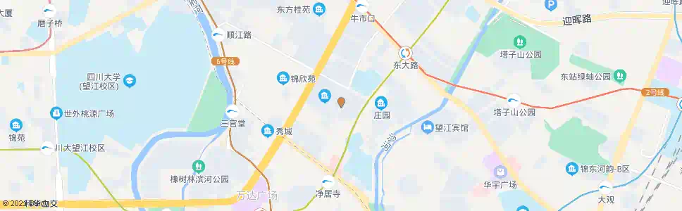 成都汇泉南路牛沙路口_公交站地图_成都公交_妙搜公交查询2025