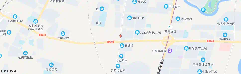 成都华府大道牧华路口_公交站地图_成都公交_妙搜公交查询2025