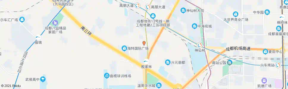 成都科园南一路_公交站地图_成都公交_妙搜公交查询2025