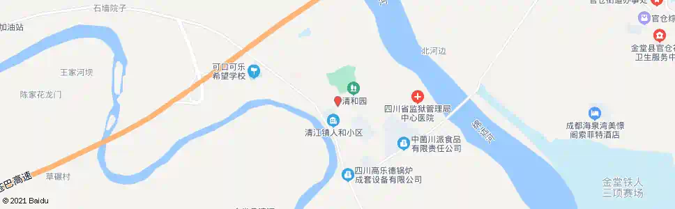 成都清江_公交站地图_成都公交_妙搜公交查询2025