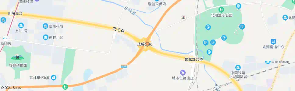 成都北三环路四段东外侧_公交站地图_成都公交_妙搜公交查询2025