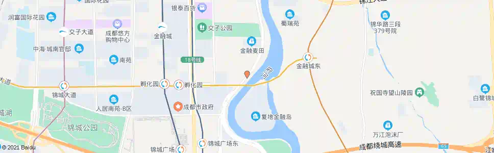 成都科华南路锦城大道口_公交站地图_成都公交_妙搜公交查询2025