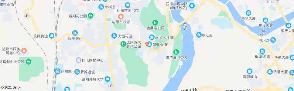 达州海棠湾_公交站地图_达州公交_妙搜公交查询2025