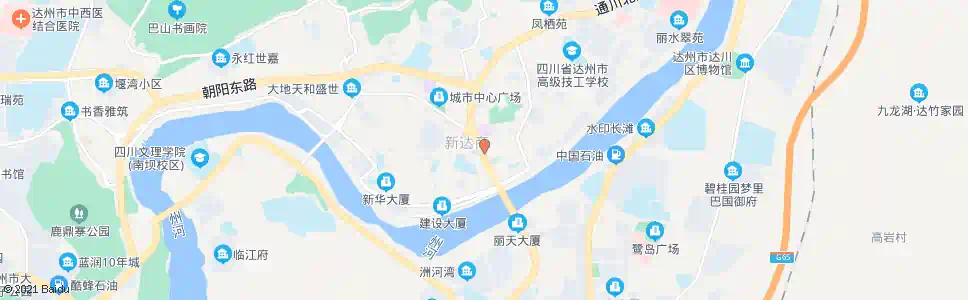 达州通川桥头_公交站地图_达州公交_妙搜公交查询2025