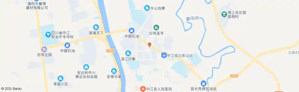 德阳北塔寺路口_公交站地图_德阳公交_妙搜公交查询2025