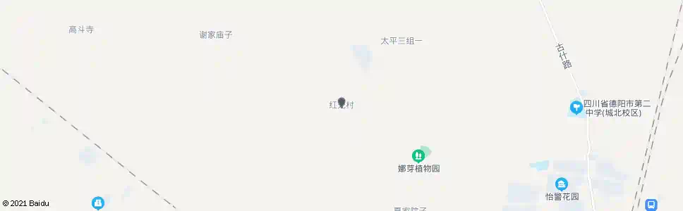 德阳红光村_公交站地图_德阳公交_妙搜公交查询2025