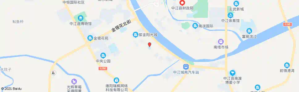 德阳北塔驾校(北行)_公交站地图_德阳公交_妙搜公交查询2025