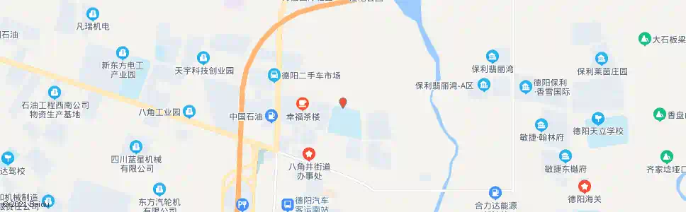 德阳德阳六中_公交站地图_德阳公交_妙搜公交查询2025
