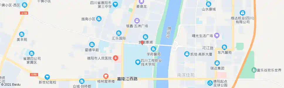 德阳凯丽景湖_公交站地图_德阳公交_妙搜公交查询2025