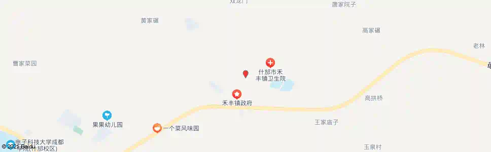 德阳禾丰场镇_公交站地图_德阳公交_妙搜公交查询2025